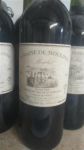 Languedoc Ospecificerad Domaine Moulines Merlot 2000