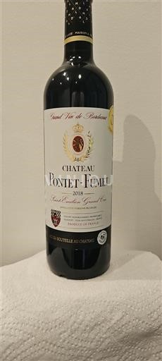Bordeaux Saint-Émilion Grand Cru Grand Cru Château Pontet-Fumet 2018