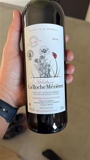 Bordeaux Castillon Côtes de Bordeaux Château La Roche Mézières 2018