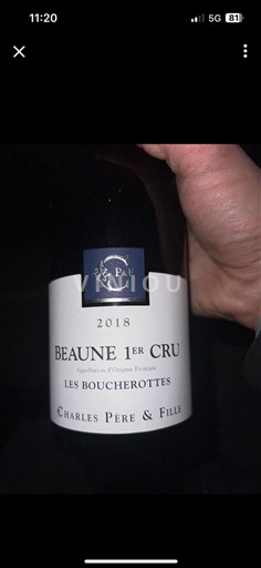 Borgonha Não especificado Premier Cru Charles Père & Fille Les Boucherottes 2018