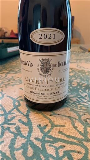 Borgoña No especificado Premier Cru Domaine Thenard Clos du Cellier aux Moines 2021
