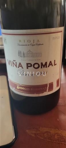 La Rioja Rioja Bodegas Bilbaínas Viña Pomal Reserva 1998
