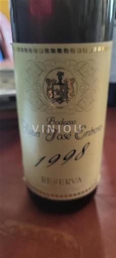 La Rioja Rioja Bodegas Juan José Enríquez Reserva 1998