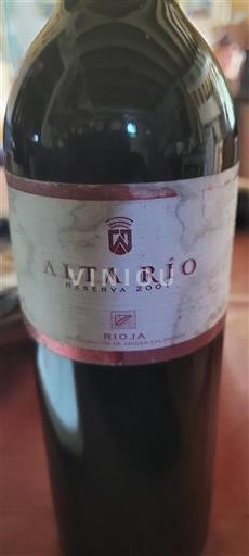 La Rioja Rioja Alta Río Reserva 2001
