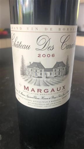 Bordeaux Margaux Château Des Carabin 2006