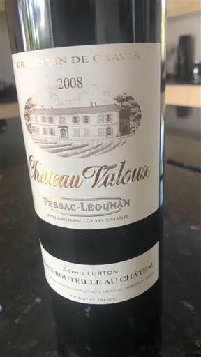 Bordeaux Pessac-Léognan Château Valoux 2008