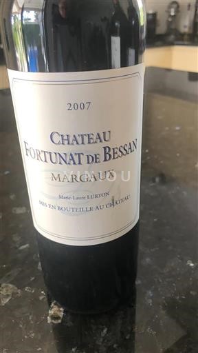 Bordeaux Margaux Château Fortunat de Bessan 2007