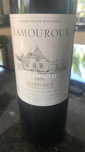 Bordeaux Margaux Lamouroux 2006