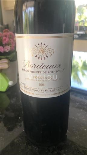 Bordéus Baron Philippe de Rothschild 2001