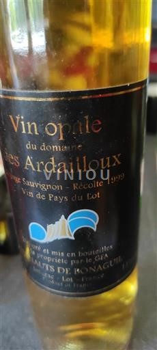Lounais-Ranska Määrittelemätön Les Ardailloux Vin opale 1999