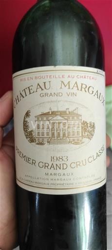 Bordeaux Margaux Premier Grand Cru Classé Château Margaux 1983