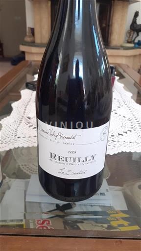 Vallée de la Loire Reuilly Domaine Valéry Renaudat Le Sentier 2019