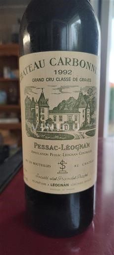 Bordeaux Pessac-Léognan Grand Cru Château Carbonnieux 1992