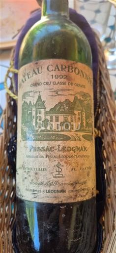 Bordeaux Pessac-Léognan Grand Cru Château Carbonnieux 1992