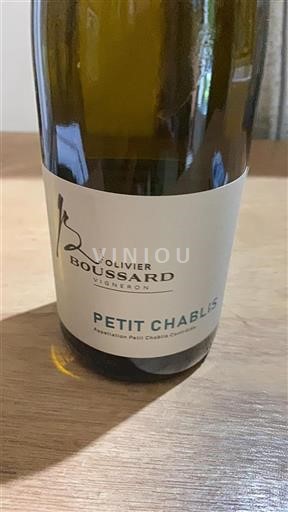 Vin Blanc sec Olivier Boussard 2023 France Bourgogne Petit-chablis AOC
