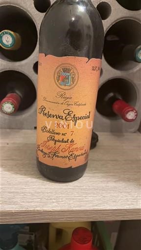 La Rioja Rioja Bodegas Franco-Españolas Reserva Especial 2001