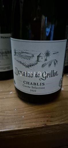 Burgundsko Chablis Domaine Grillot Sélection 2022