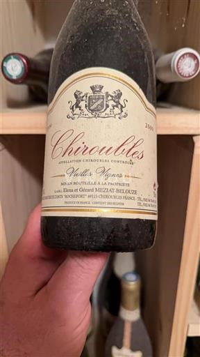 Beaujolais Chiroubles Elena et Gérard Méziat-Belouze Vieilles Vignes 2009