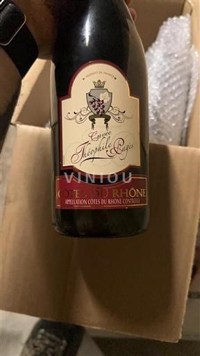 Rhônen laakso Côtes-du-rhône Théophile Pagès Ei vuosikertaa