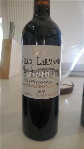 Burdeos Saint-Émilion Gran Cru Grand Cru Château Vieux Larmande 2019