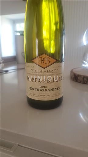 Alsace Grand Cru Huber & Bléger Gewurztraminer 2018