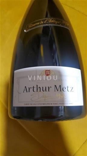 Alsace Crémant d'Alsace Grand Cru Arthur Metz Réserve de l'Abbaye 2023