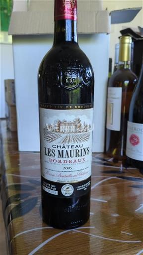 Bordeaux Château Les Maurins 2005