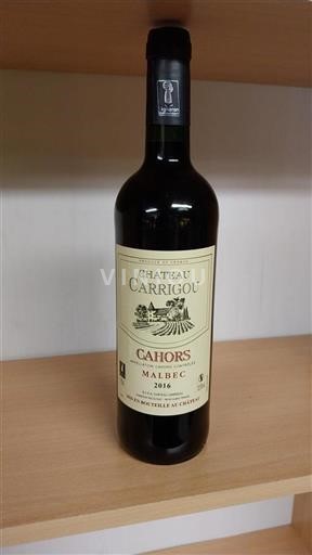 Jihozápad Cahors Château Carrigou 2016