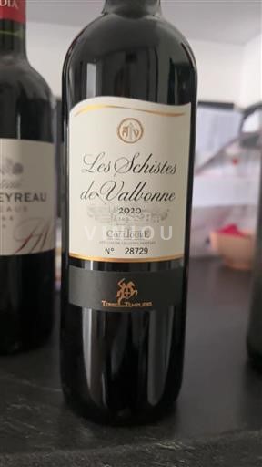 Roussillon Collioure Terres des Templiers Les Schistes de Vallbonne 2020