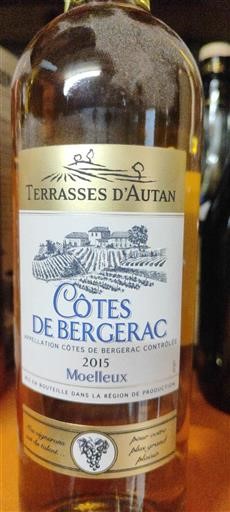 South West Côtes de Bergerac Terrasses Autan 2015