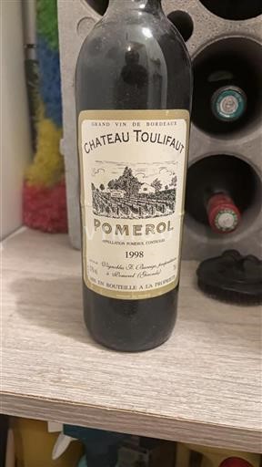 Bordeaux Pomerol Château Toulifaut 1998