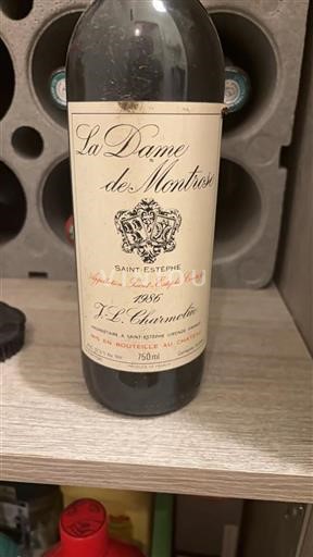 Bordeaux Saint-Estèphe Grand Cru Château Montrose La Dame de Montrose 1986