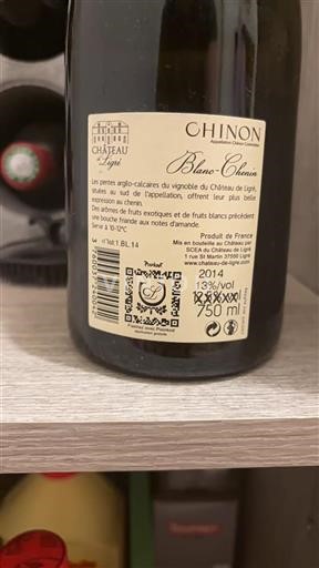 Loiretal Chinon Château Ligré Blanc-Chenin 2014