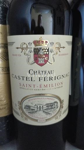 Bordeaux Saint-Émilion Château Castel Férignac 2020