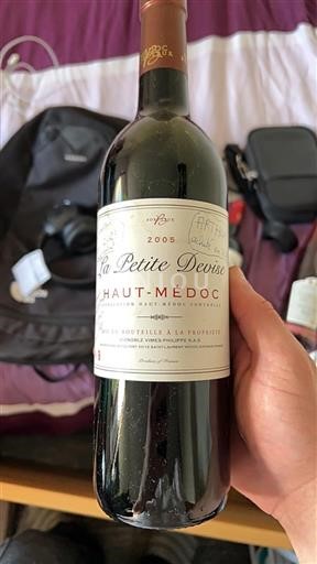 Burdeos Haut-Médoc Vignoble Vimes-Philippe S.A.S La Petite Devise 2005