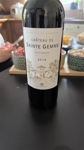 Bordeaux Haut-Médoc Château Sainte Gemme 2019