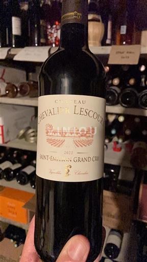 Burdeos Saint-Émilion Gran Cru Grand Cru Chevalier Lescours 2022