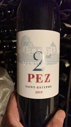 Burdeos Saint-Estèphe Château Pez 2nd de Pez 2019
