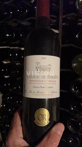 Bordeaux Bordeaux supérieur Château Ribebon Fleur Padouin 2018