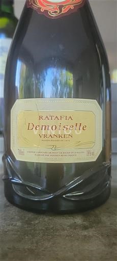 Vin Rouge sec Demoiselle Vranken Non millésimé France Champagne AOC