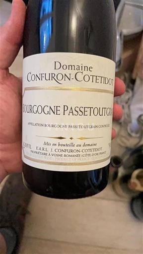 Bourgogne Bourgogne-passetoutgrain Domaine Confuron-Cotetidot 2011