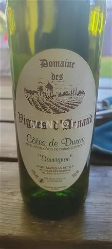 Sudoeste Côtes de Duras Domaine Des Vignes Arnaud Sauvignon Sin añada