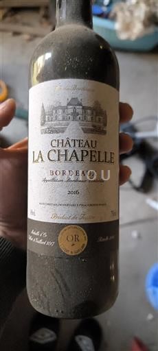 Bordeaux Château La Chapelle 2016