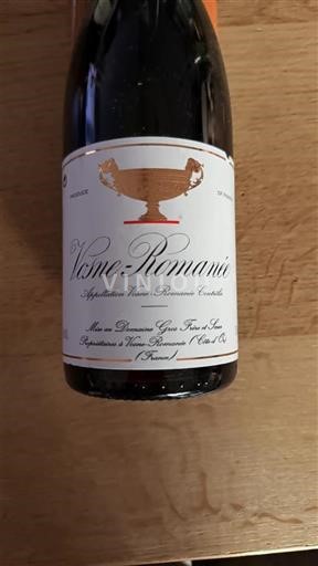 Borgoña Vosne-romanée Gros Frère et Sœur 2000