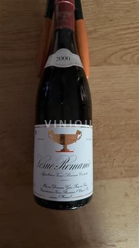 Borgoña Vosne-romanée Domaine Gros Frère et Soeur 2000
