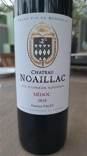 Bordeaux Médoc Cru Bourgeois Supérieur Château Noaillac 2018