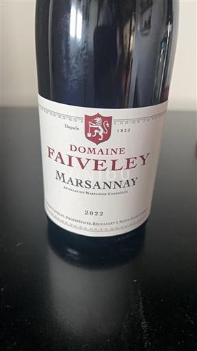 Burgundy Marsannay Domaine Faiveley 2022