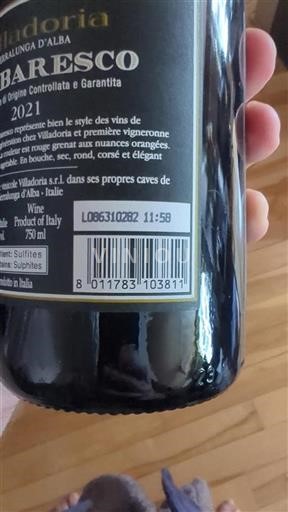 Piemonte Barbaresco Villadoria 2021