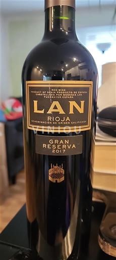Vin Rouge sec Gran Reserva Bodegas LAN 2017 Espagne La Rioja rioja