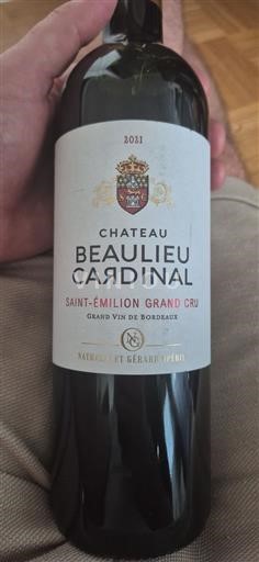Bordeaux Saint-Émilion Grand Cru Château Beaulieu Cardinal 2021
